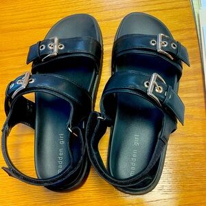 Madden Girl women’s sandals black size 9.5.